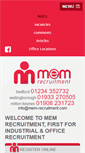 Mobile Screenshot of mem-recruitment.com